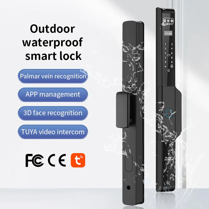 Aluminiowy zamek bezkluczykowy