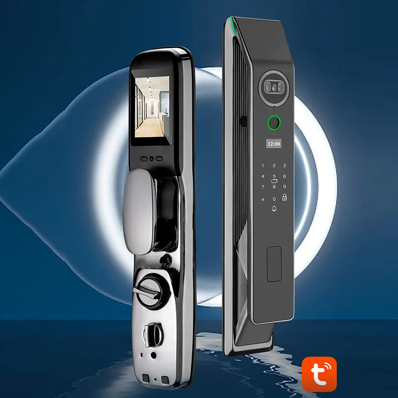 Wodoodporna blokada ogrodu na odcisk palca